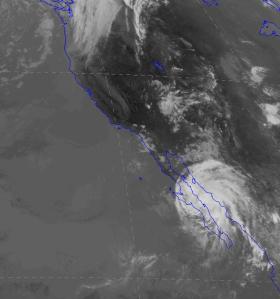 Tropical storm Julio formed off the west coast of Mexico and began to migrate north.